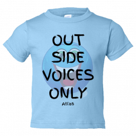 Out Side Voices Only Short-Sleeve Toddler Tee -3T